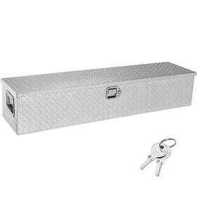 Uimoso Jl-tb19-3 48 Inch X15 Heavy Duty Aluminum Bar Tread Tool Box For Pick Up Truck Bed