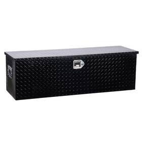 Uimoso Ss49-x-b 49 Inch X15 Durable Aluminum Truck Storage Box For Pickup And Rv - Black