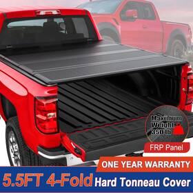 3-fold-frp Ultimatecar 452125 5.5ft Hard Tonneau Cover For 2015-2025 Ford F-150 F150 Truck Bed