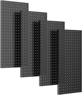 32s206b-a4 Ultrawall 4 Pcs Metal Pegboard Wall Panels Peg Boards For Garage 4pc Black
