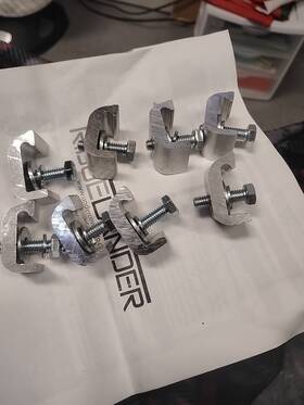 Ra-1236 Undercover 8- Set Hard Shell Tonneau Side Truck Bed Mounting Bracket Clamp Rail