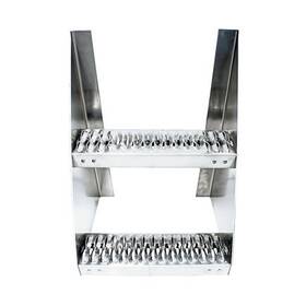 50215 United Pacific Step Plate 18 Inch Aluminum Frame