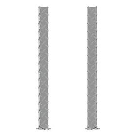 Uws 672078080651 Sm-legs Replacement Bright Aluminum Truck Side Tool Box Leg