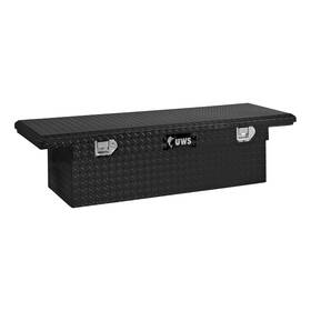 Ec10152 Uws 58in Truck Tool Box With Low Profile Heavy Packaging Gloss Black Aluminum