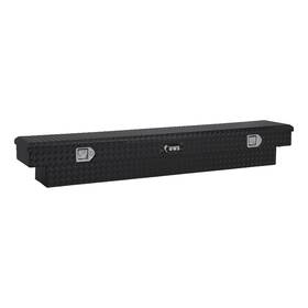 Ec10252 Uws 60 Inch Slim-line Crossover Truck Tool Box Gloss Black Aluminum Toolbox Storage