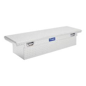 Ec10611 Uws 72 Inch Crossover Tool Box With Pull Handles Bright Aluminum Heavy Packaging