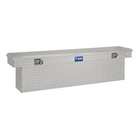 Ec10811 Uws 69 Inch Deep Slim Line Crossover Truck Cargo Storage Tool Box - Bright Aluminum