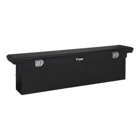 Ec10882 Uws 72 Inch Deep Slim Truck Tool Box Storage Low Profile Gloss Black Aluminum
