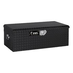 Ec20072 Uws 36 Inch Foot Locker Tool Box Heavy Packaging Gloss Black Aluminum