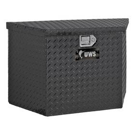Ec20442 Uws 49 Inch Trailer Tongue Box Tool Heavy Packaging Gloss Black Aluminum