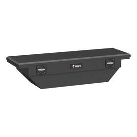 Sl-63-a-lp-mb Uws Matte Black 63 Inch Secure Lock Angled Tool Box Low Profile Toolbox Storage