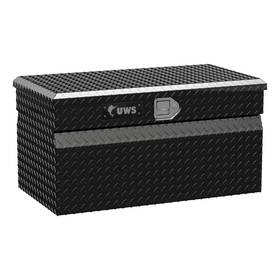 Tbc-36-blk Uws Gloss Black Aluminum 36 Inch Utility Chest Box Tool Toolbox Storage Cargo