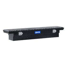 Tbs-63-sl-lp-b Uws Gloss Black Aluminum 63in Slim Truck Tool Box Low Profile Toolbox Storage