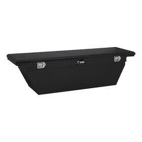 Tbsd-69-a-lp-b Uws Gloss Black 69in Deep Angled Truck Tool Box Low Profile