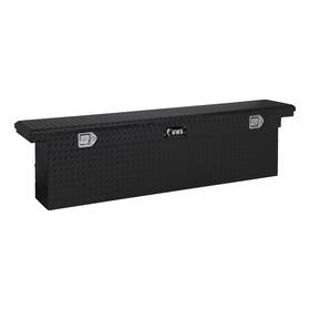 Tbsd-69-sl-lp-b Uws 69in Cargo Bed Storage Deep Slim-line Truck Tool Box With Low-profile Black
