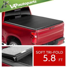 Vap-autoparts Vap1523080us 5.8ft For 19-24 Chevy Silverado/gmc Sierra 1500 Tonneau Cover Soft Tri-fold