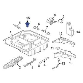 5q0803899 Volkswagen Oe For Taos 2022-2024 Spare Tire Bolt
