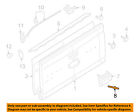 W525172s300 07-10 Rivet Gate-handle Oem Tail Trac Ford Explorer Sport