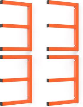28617 Walmann Garage Wall Mounted Lumber 1.5 Inches X 13 17 Orange