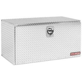 650-0-02 Weather Guard Jumbo Under Bed Tool Box Compact Bright Aluminum
