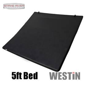 19-21065 Westin Soft Tri-fold Tonneau Cover For 2016-2023 Toyota Tacoma 5ft Bed