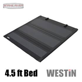 19-44795 Westin Hard Tri-fold Tonneau Cover For 2022-2025 Ford Maverick 4.5ft Bed