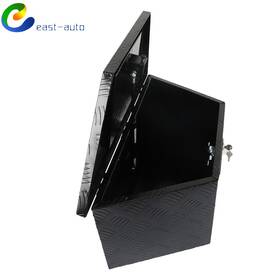 Ea1448494su Wflnhb 26 Inch X13.3 X12 Aluminum Trailer Tongue Box Pickup Truck Tool Black