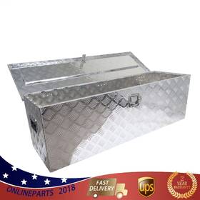 On384642l Wflnhb 49 Inch X15 Heavy Duty Aluminum Storage Tool Box With Lock Key For Pickup Truck