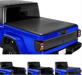 Tnc-jp-gd-20p-5 Whalemotor 2020-2026 Jeep Gladiator Jt 5ft Soft Roll-up Tonneau Cover