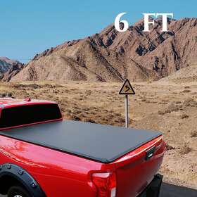 Itf010190015 Wheelspark 6ft Truck Bed Soft Roll Up Tonneau Cover For 2015-2023 Chevy Colorado Gmc Canyon