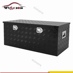Wish2016 W67594 44 Inch X19.5 X17.5 Heavy Duty Aluminum Truck Bed Rv Trailer Tool Box With Lock And Keys