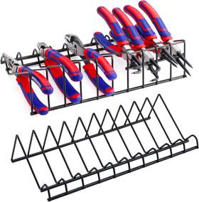 Workpro 820909693352 2-pack Plier Organizer Rack Tool Box Storage And Organization Black