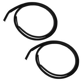 0524 Wugangatps 2pcs Roof Drip Molding Strips Left And Right Side Compatible Black