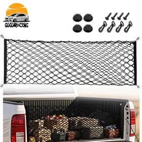 117bag-bk-100 Wutong Envelope Style Cargo Net For Pickup Truck Bed Mesh Organizer 40 Inch X 15