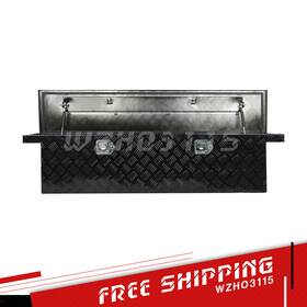 Wzho3115 Tl55409 Black 60 Inch X12 X14 Heavy Duty Aluminum Truck Tool Box Pickup Bed Trailer New