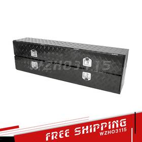 Tl67578 Wzho3115 72 Inch X13.5 X21 Aluminum Pickup Truck Trunk Bed Tool Box Trailer Storage Lock