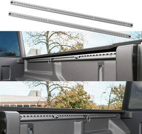 Xipex 733039574746 For 2020-2025 Jeep Gladiator Side Trail Rail Truck Bed System Tie Down