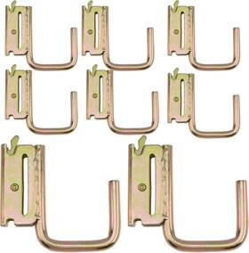 Xs1607 Xstrap Standard 8 Pcs E Track J Hooks 2-inch Steel 2&apos &apos