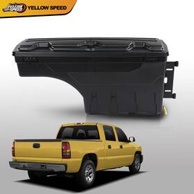 02isc4553rbk Yellowspeed Fit For 99-07 Chevy Silverado And Gmc Sierra 1500 2500 3500 Truck Bed Storage Box