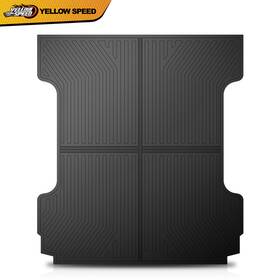 Yel568422 Yellowspeed Rubber Tpe Truck Bed Mat Black Fit For 2007-2019 Silverado And Sierra 5.8ft Ft
