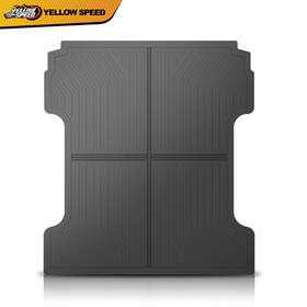 Yel758402 Yellowspeed Tpe Bed Mat Heavy Duty Truck Fit For 2014-2018 Sierra Silverado 1500 5ft8 Inch