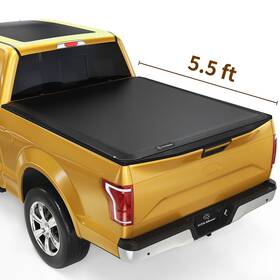 Beysh0et4y Yitamotor 5.5 Ft Bed Soft Roll Up Tonneau Cover For 2022-2025 Toyota Tundra Truck 67.1 Inch