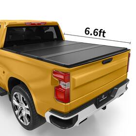 Beysh7yo45 Yitamotor 6.6ft Hard 3-fold Tonneau Cover For 2007-2025 Chevy Silverado Gmc Sierra 1500
