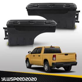 V-02isb3725zbk Ylwspeed20 Swing Case Truck Bed Storage Tool Box Fit For 2019-2021 Dodge Ram 1500