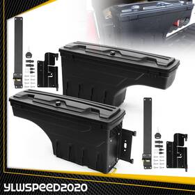 V-02isc4505tbk Ylwspeed20 2x Rear Truck Bed Storage Box Toolbox Fit For 15-20 Colorado Canyon Lh&rh Side