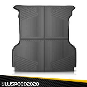 Yl20250404-12 Ylwspeed20 Fit For 2004-14 Ford F150 5.5 Ft 66 Inch Black Tpe Truck Bed Floor Mat Cargo Liner