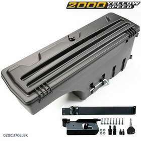 A-02isc3706lbk Ylwspeed2000 Fit For 2002-18 Ram Dodge 1500 2500 3500 Rear Left Abs Storage Box Truck Bed
