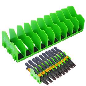 Ziopetru 768399967624 Plier Organizer Rack 10-slot Pliers For Tool Box Green