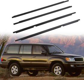 60061 Zonfant 75710 Car Outer Door Window Moulding Trim Weatherstrip Seal Belt Compatible Black