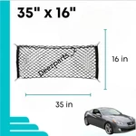 35" X 16" Double Heavy Cargo Net Envelope Hyundai Genesis Coupe 2010-2016. Fixed Price $15.45.